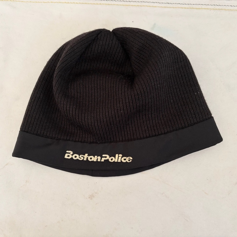 Vintage 2000s Boston Police Beanie